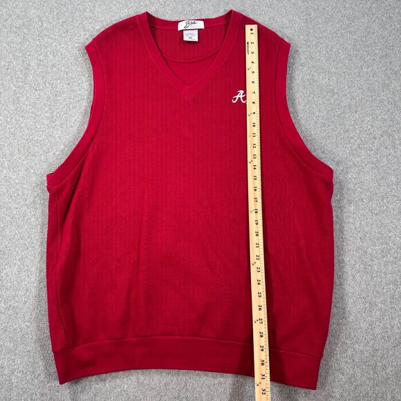 Alabama Crimson Tide Boa by Blue Dolphin Designs Knit Sweater Vest Men XL V-Neck - Picture 4 of 6